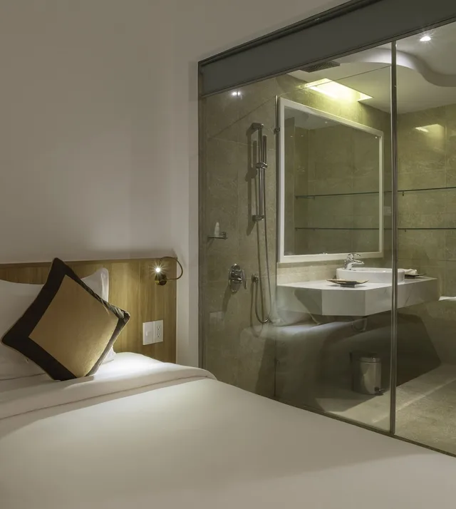 غرفة مريحة بسرير كوين بإطلالة على المدينة، GREEN WORLD HOTEL NHA TRANG 9/10
