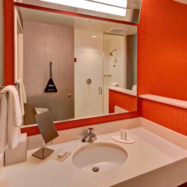جناح بسرير كينج مع أريكة بحوض استحمام لذوي الإعاقة، COURTYARD WESTBURY LONG ISLAND 2/3