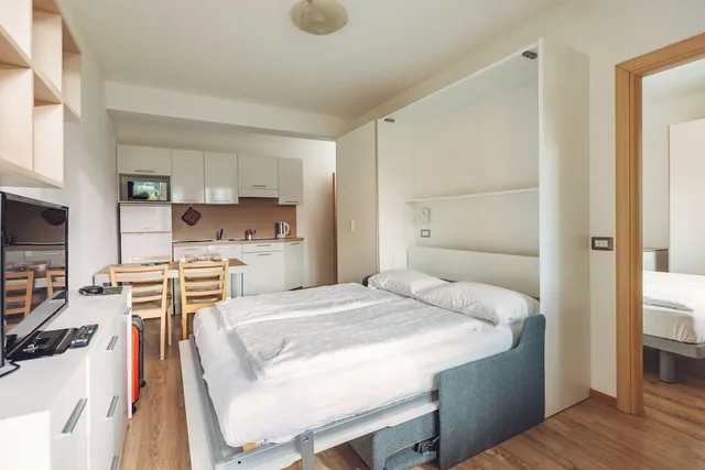 شقة بانورامية بإطلالة على الجبل بشرفة بغرفة نوم واحدة، Residence Lagorai 2/8