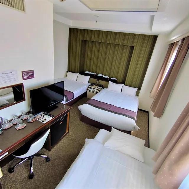 غرفة ثلاثية، Hotel Areaone Oita 3/7