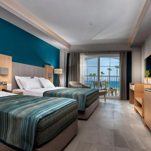 غرفة سوبيريور بسرير مزدوج بإطلالة على البحر، Ephesia Beach 2/6