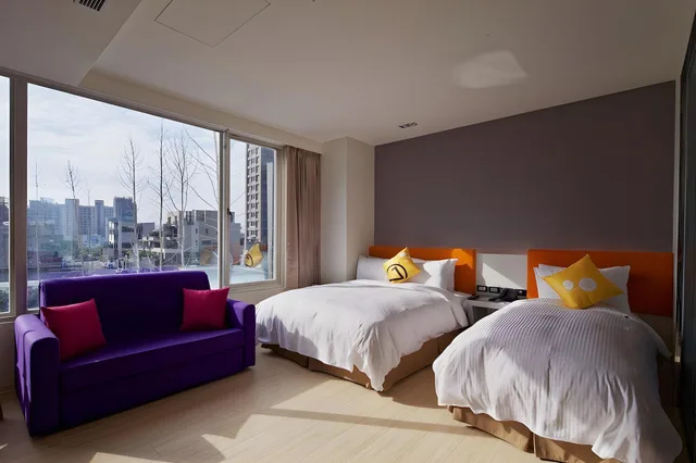 غرفة قياسية ثلاثية، Hotel 7 Taichung 1/2