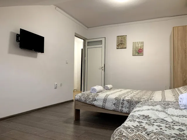 شقة بسريرين منفصلين بغرفة نوم واحدة مع أريكة، Samuil Apartments 3/3