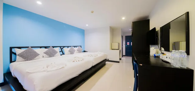 غرفة عائلية بسريرين كوين بإطلالة على الجبل، SLEEP WHALE HOTEL 1/1