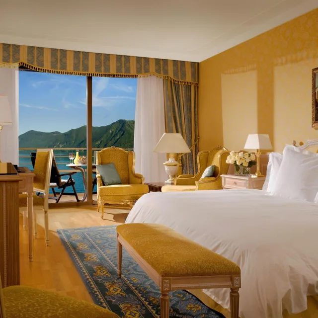 غرفة ديلوكس تنفيذية مزدوجة بإطلالة على البحيرة، Hotel Splendide Royal Lugano 3/6