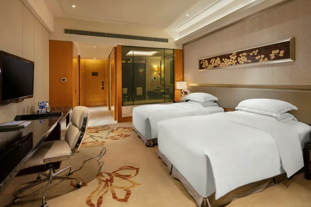 غرفة تنفيذية بسريرين منفصلين، Hilton Guangzhou Baiyun Hotel 1/3