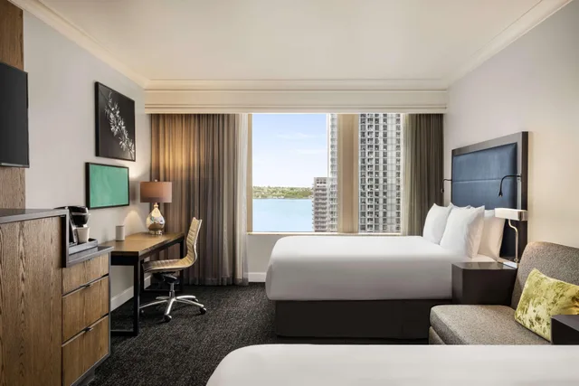 Room, 2 Queen Beds, Partial Water or Skyline View, Hilton Motif Seattle 4/8
