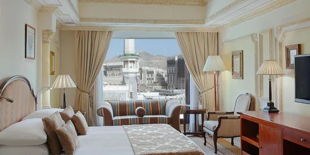 جناح جونيور بإطلالة على الحرم بغرفة نوم واحدة للمدخنين، دار التوحيد انتركونتنتال(InterContinental Dar Al Tawhid Makkah) 4/6
