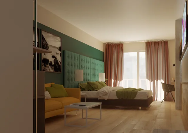 غرفة قياسية بسرير مزدوج أو سريرين منفصلين، Cuco Hotel 2/3