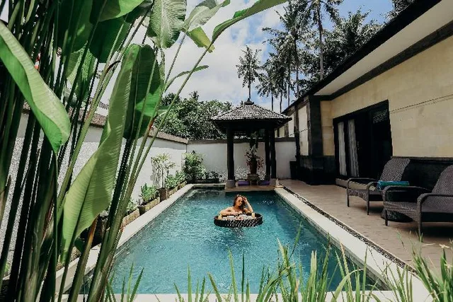 غرفة تُحدَّد عند الوصول، Fullmoon Villa Ubud 1/1