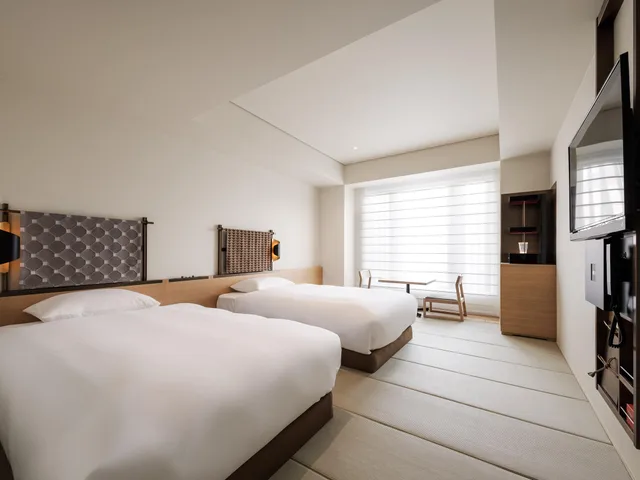 غرفة يابانية بسريرين منفصلين، Kyoto Granbell Hotel 1/1