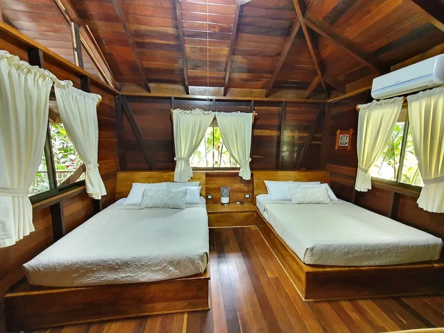 بنغل عائلي بسريرين مزدوجين بإطلالة على الحديقة، Cariblue Beach Jungle Resort 8/10