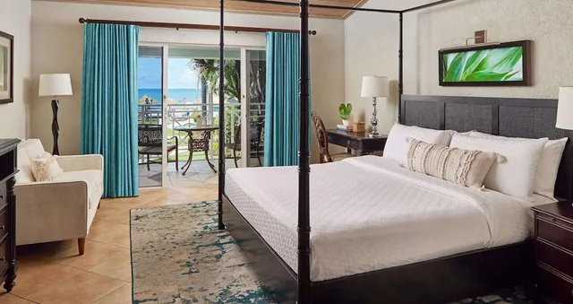 1 Bedroom, Caribbean, Suite, King Bed, Garden View, Terrace, Club Floor, Sandals Grande Antigua 1/3