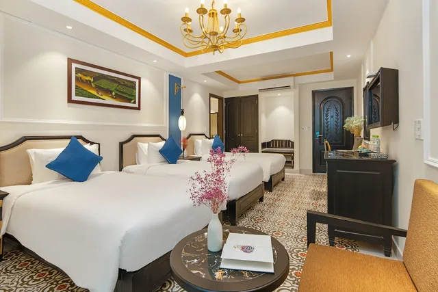 غرفة ديلوكس ثلاثية بثلاثة أسرّة، Hoi An Blue Sky Boutique Spa 6/10