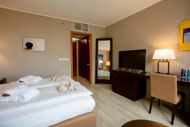 غرفة ديلوكس بسرير مزدوج بشرفة، Lions Garden Hotel 7/10