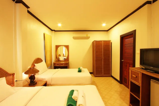 فيلا ديلوكس بسريرين منفصلين بغرفتي نوم، The Green Beach Resort 4/10