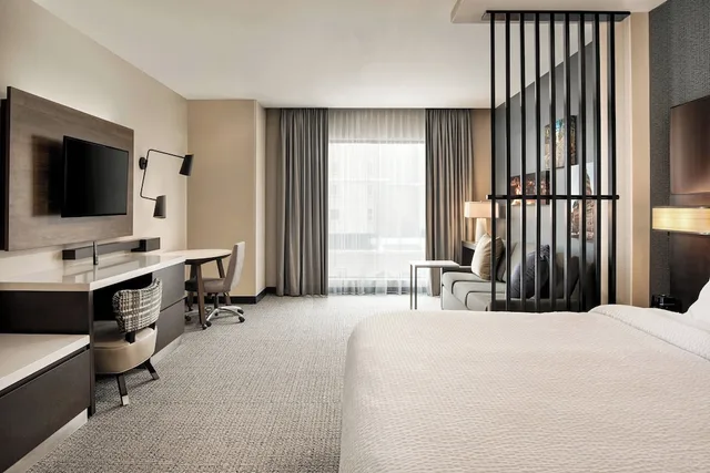 استوديو بسرير كينج مع أريكة، Residence Inn Boise Downtown City Center 1/4