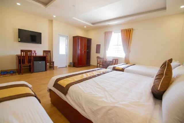 غرفة عائلية بسرير كوين وسريرين كوين، Green Hotel - Hostel 3/4