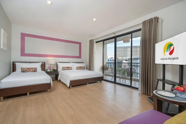 غرفة ديلوكس بشرفة، Hotel De Bangkok 3/9