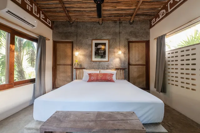 غرفة صغيرة بسرير كوين، Casa Coyote Tulum 3/7