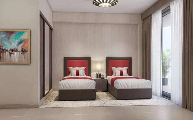 جناح بريميوم بإطلالة على المدينة بغرفتي نوم، Doubletree By Hilton Doha Downtown Ex the Eight Hotel Residences Doha Curio Collection 1/3