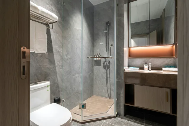 غرفة قياسية بسرير كينج بمطبخ، Holiday Inn Express Qidong Economic Zone 3/4