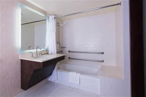 غرفة بسرير كينج بحوض استحمام لذوي الإعاقة، Doubletree By Hilton Hotel San Diego - Mission Valley 1/1