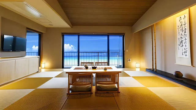 جناح عصري فاخر، Umino Ryotei Okinawa Nakamasou 1/1