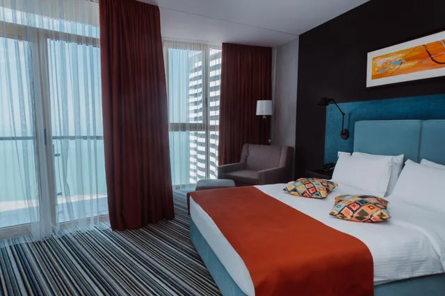 Deluxe Triple Room Sea View:، Tangerine Apart Hotel Batumi 9/10