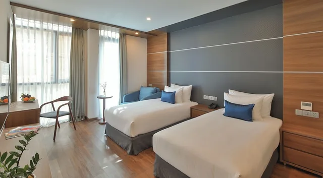 غرفة سوبيريور بسريرين منفصلين، Haian Beach Hotel And Spa 2/4