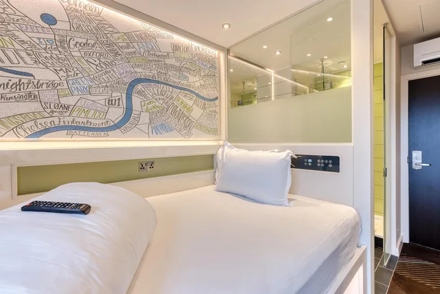 غرفة قياسية بسرير مزدوج، Hub by Premier Inn London Marylebone 2/3