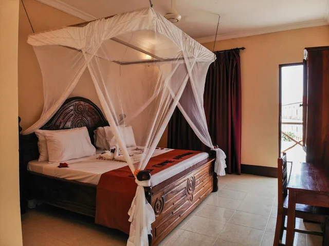 Room, Double Bed, Pool View, Pool Side، Amaan Beach Bungalows 1/4