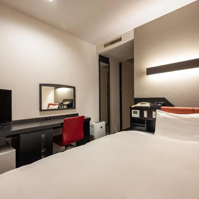غرفة بسرير نصف مزدوج، Kagoshima Plaza Hotel Tenmonkan 3/6