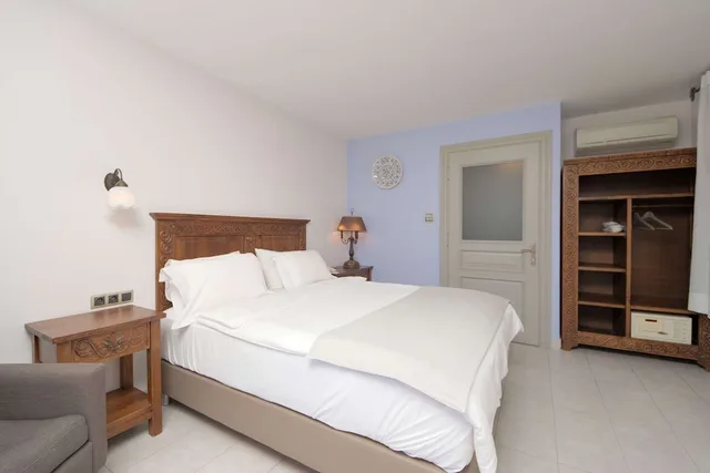 غرفة بسرير مزدوج بإطلالة على البحر بشرفة، Cunda Labris Hotel 7/10
