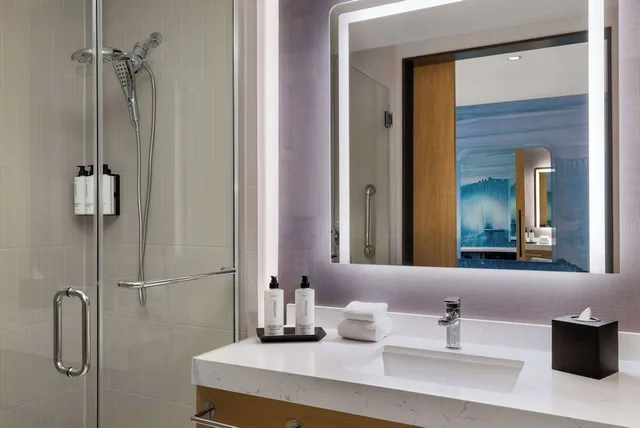 غرفة بسرير كينج بحوض استحمام، Tempo by Hilton Louisville Downtown NuLu 3/4