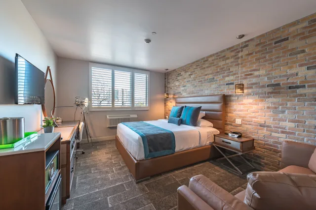 غرفة كلاسيكية بسرير كينج، Lexen Hotel-North Hollywood Near Universal 3/5