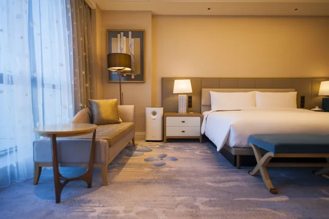 جناح كلوب بسرير مزدوج بغرفة نوم واحدة، Le Meridien Suzhou Suzhou Bay 3/4
