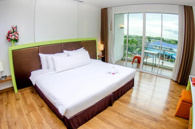 غرفة ديلوكس بسرير مزدوج أو سريرين منفصلين، Prajaktra Design Hotel 6/10