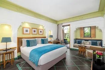 غرفة كومفورت بسرير كينج وسرير فردي بإطلالة على الحديقة، JAAL Riad Resort - Adults Only 1/1