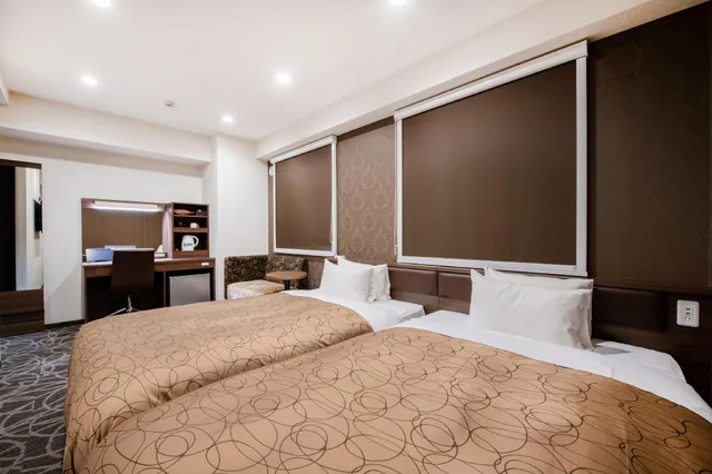Semi Room, Moderate, 2 Semi Double Beds, Hotel Front Inn Fukuoka Airport 1/2