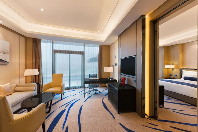 غرفة ديلوكس بسريرين مزدوجين، Wyndham Yuelai 5/7