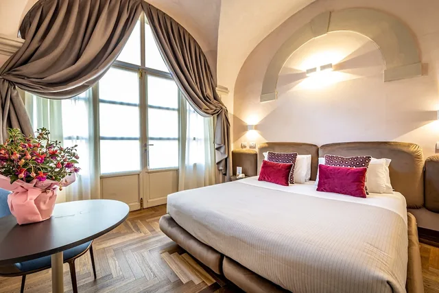 غرفة قياسية بسرير كوين بإطلالة على الحديقة، Hotel la Scaletta 3/10