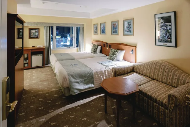 غرفة ديلوكس بسريرين منفصلين، Hotel Boston Plaza Kusatsu 8/10