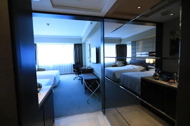 غرفة بسريرين مزدوجين بإطلالة على الحديقة، Four Points By Sheraton Beijing Haidian Hotel Serviced Apartments 7/8