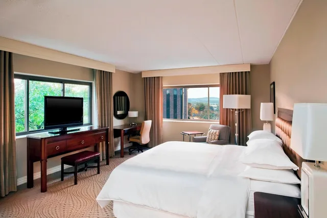 غرفة تقليدية بسرير كينج مع أريكة، Sheraton Framingham Hotel Conference Center 3/9