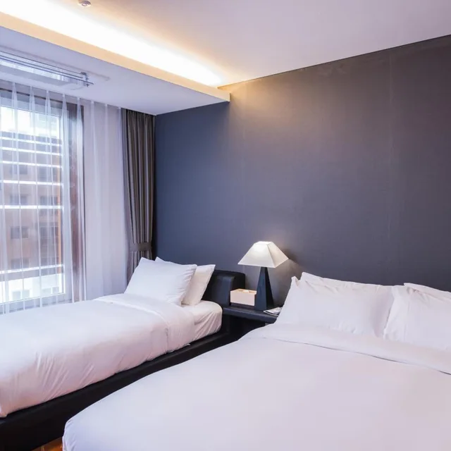 جناح بسريرين منفصلين، Hotel Leo 2/2