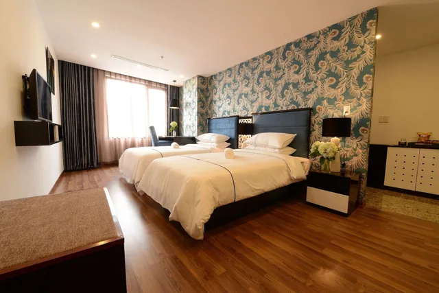 غرفة جونيور بسريرين منفصلين، Hanoi Emerald Waters Hotel Spa 7/10