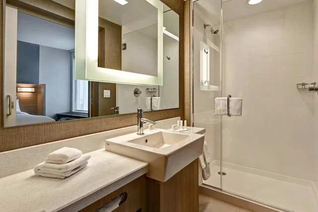 جناح بسرير كوين مع سرير سحّاب إضافي لذوي الإعاقة، Springhill Suites by Marriott Albuquerque University Area 8/10