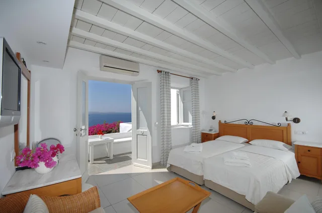 غرفة سوبيريور عائلية بإطلالة على البحر، Mykonos View 1/2