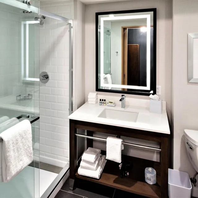 غرفة بسرير كينج بحوض استحمام لذوي الإعاقة، Four Points by Sheraton Albany 8/10